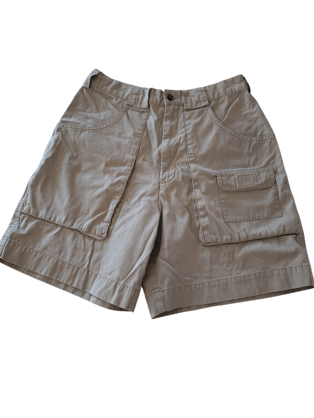 Eddie Bauer Women's Cargo Shorts in Khaki Tan Size 8